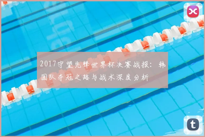 2017守望先锋世界杯决赛战报：韩国队夺冠之路与战术深度分析